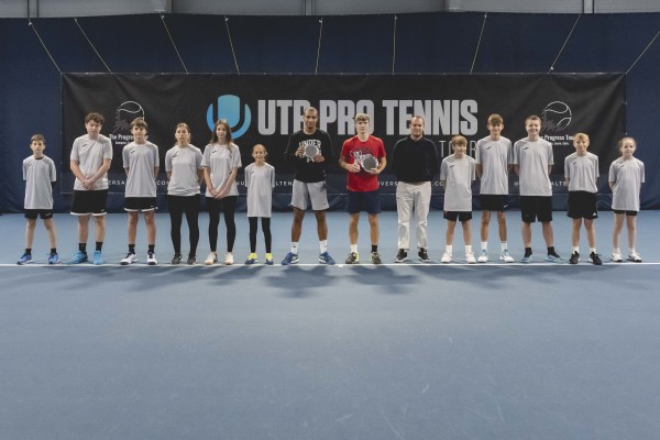 Image of previous pro tennis tournament hosted at Easton College Tennis Centre